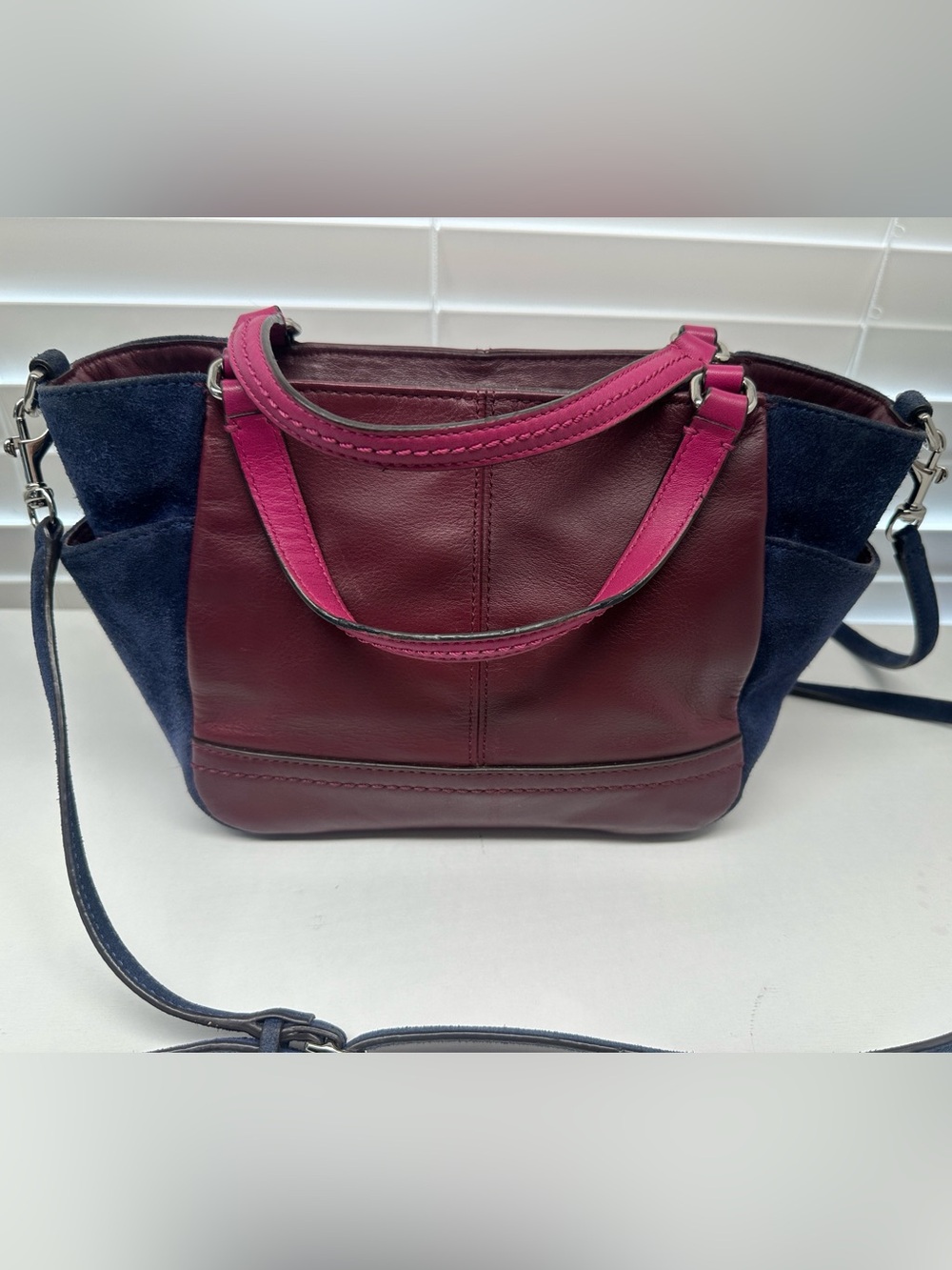 Coach Park Quilted Color-block Mini - Picture 4 of 13